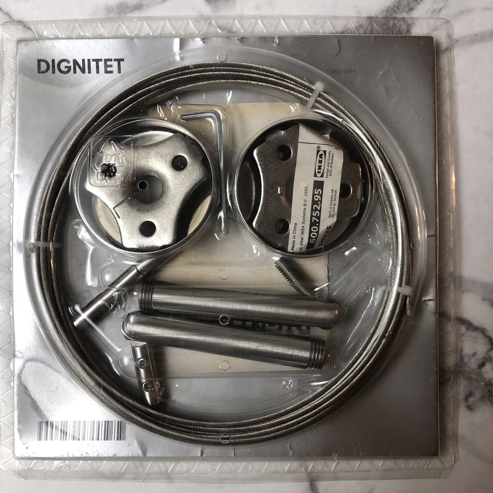 Ikea DIGNITET Curtain Wire Stainless Steel 5m 197" 600.752.95 18570