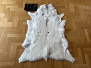 Rare Reindeer Hide 133 x 105 cm Scandinavian Caribou Rug Prime Quality #628 - Picture 1 of 4