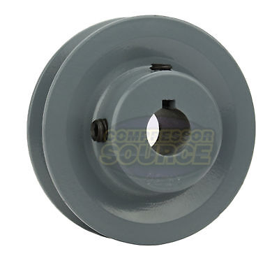 Cast Iron 3   Single Groove V Style Section A Belt 4L For 3/4   Shaft Pulley • 19.95$