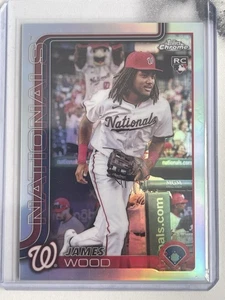 SSP Image Variation James Wood Topps Chrome 2025 #132 RC - Picture 1 of 2