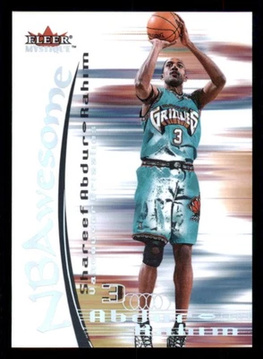 2000-01 Fleer Mystique NBAwesome #9 Shareef Abdur-Rahim - Image 1 of 2