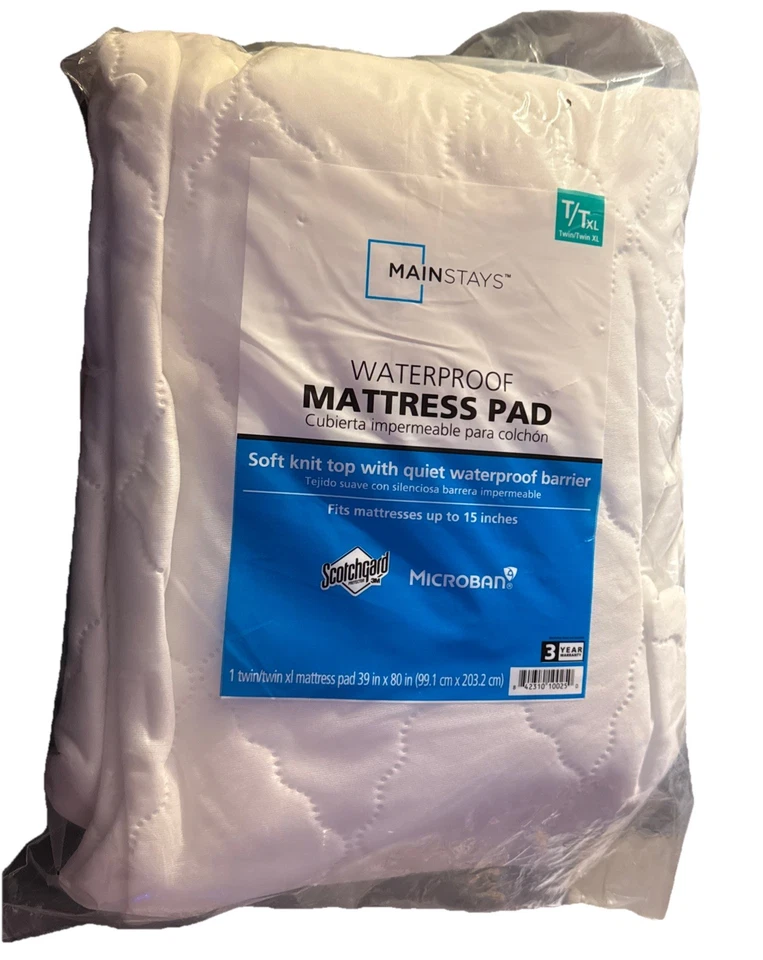 Almohadilla de colchón impermeable, doble/doble XL, pilares Foto 1 de 1