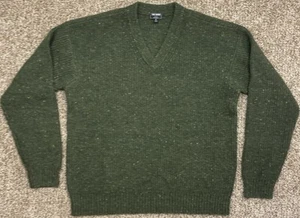 Suéter Todd Snyder New York 100% Lana Cuello Redondo Verde Bosque Para Hombre Talla Grande - Imagen 1 de 6