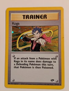 Pokémon TCG Koga Gym Challenge Holo Card 19/132 - Picture 1 of 2