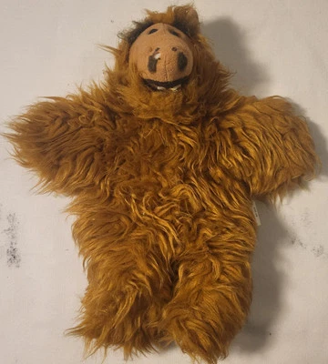 Marioneta de mano de peluche vintage ALF 1988 juguete alienígena 11" años 80 TV Foto 1 de 4