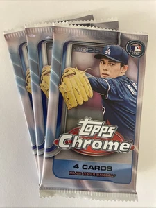 (3) BLASTER BOX Pack Lotto 2025 Topps Chrome Baseball SP MVP Buyback Shohei Ohtani - Foto 1 di 1