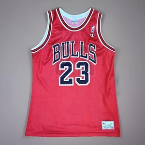 New 1992 Champion Air Jordan Chicago Bulls NBA Jersey Basketball 1 Kobe - Picture 1 of 11
