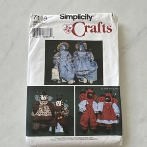 Simplicity Crafts 7119 Faith Van Zanten UNCUT 1996 Vintage - Picture 1 of 7
