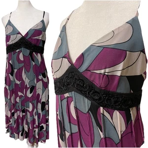 Mix It Y2K plissiertes verziertes Babydoll Fee wirbelndes Kleid 10 - Bild 1 von 6