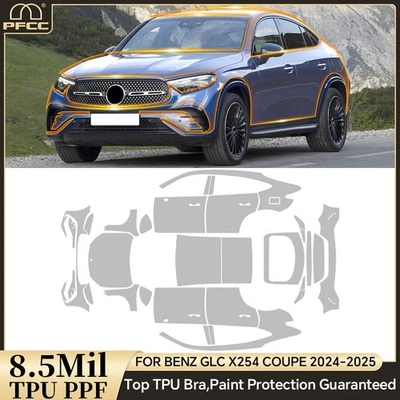 For Benz GLC X254 Coupe 2024-UP Full Car Precut Paint Protection Matte Film PPF - Image 1 of 4