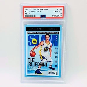 2021 Panini NBA Hoops Slam #193 Stephen Curry PSA 10 Graded Basketball Card 💎 - Picture 1 of 5