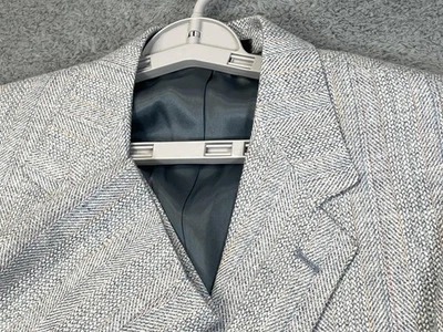 Blazer Vintage Evan-Picone Para Hombres 39 Regular Espiga Abrigo Deportivo Lana EE. UU. 90s Foto 1 de 4