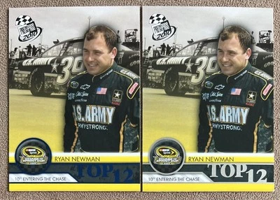 2010 Press Pass Top 12 Lot Ryan Newman #118 w/ Blue Foil Parallel NASCAR Racing - Image 1 of 2