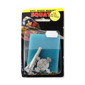 GW Epic 40k Squats Goliath Mega Cannon (1990 Ed) Pack New - Picture 1 of 1