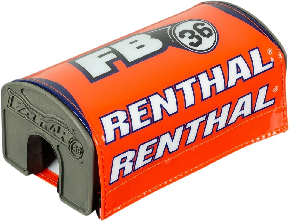 Guidão Renthal Fatbar36 laranja/azul/branco (P346) - Imagem 1 de 1