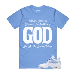 4 Forget Me Not White Aluminum Blue Tint Carolina T Shirt Match UTS - Picture 1 of 1