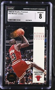 1993-94 SkyBox Premium #45 Michael Jordan CGC 8 - Bild 1 von 2