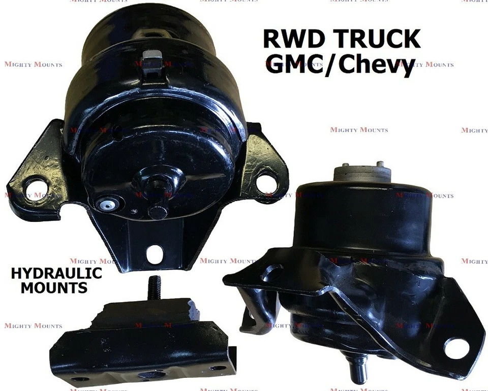 MMB175S 3pc Motor Mounts fit RWD Engine & Trans 2015 - 2020 Chevy Suburban Tahoe - Image 1 of 1