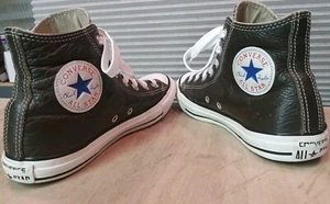 Converse All Star Chuck Taylor High Top Brown Leather Classic sneaker Women Men - Picture 1 of 9