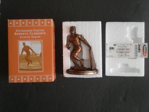 ROBERTO Clemente Replica Bronze Statue PIRATES PNC SGA 2005 Figurine w/ticket Cover