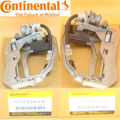 Par de manijas de puerta delanteras izquierda y derecha marco portador exterior para BMW X5 2000-2006 Foto 1 de 4