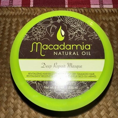 Macadamia Natural Deep Repair Hair Masque - 8oz  *NEW SEALED* - Image 1 of 2