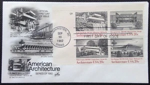 Scott 2019 2020 2021 2022 FDC American Architecture Series BK4 PANE Art Craft - Picture 1 of 3