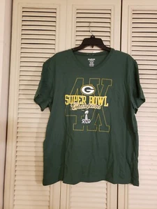 Reebok Green Bay Packers 4x Super Bowl Champions T-Shirt Womens Size XL NWT! - Picture 1 of 4