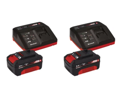 EINHELL PXC-Starter-Kit 18V 3.0Ah Battery and Charger Station 2Sets_Bundle Deal