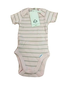 Gerber Modern Moments Organic Cotton Onesie Size 12 Monts Baby Girl Pink Gray - Picture 1 of 5