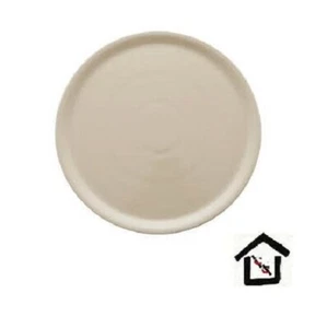 SATURNIA PIATTO ASSIETTE PIZZA COLOR CREMA cm 33 diam PORCELLANA MADE IN ITALY - Picture 1 of 1