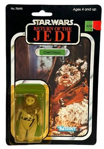 1983 Star Wars CHIEF CHIRPA Return of the Jedi Kenner Figur 65 Neu Sealed - Bild 1 von 9