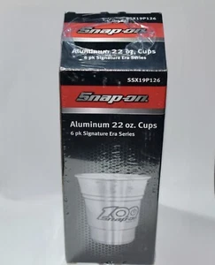 Herramientas Snap On 100 Aniversario 6 Pk Signature Era Aluminio 22oz Tazas SELLADAS US9 - Imagen 1 de 4