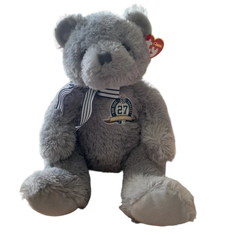 Classic Ty Beanie Buddies CHAMP New York Yankees Bear 27 World Series Plush Tags Cover