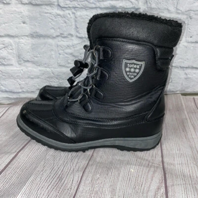 Bolsos Corbata Elástica con Cierre Cinch Goma Fondo Invierno Botas Negro Talla 6  Foto 1 de 4