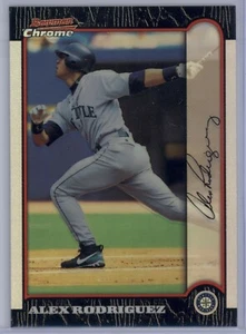 1999 Bowman Chrome Alex Rodriguez Refractor #265 Seattle Mariners RARE SP - Picture 1 of 1