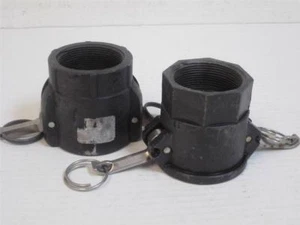 ** 2er Set ** 2" Poly Typ D Innengewinde Camlock Kupplung x Innengewinde NPT - Bild 1 von 5