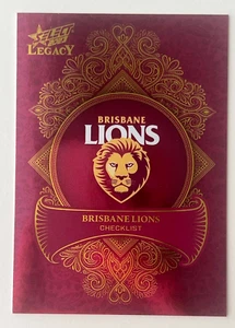 Select Legacy plus 2023 - Brisbane Checklist LP12 - Imagen 1 de 2