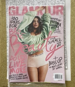 2017 JUNE GLAMOUR MAGAZINE - PRIYANKA CHOPRA FRONT COVER - Picture 1 of 4