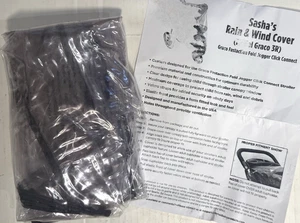 Rain Cover Raincover For Stroller Baby Car Clear Fits Most Pushchair Strollers - Picture 1 of 5