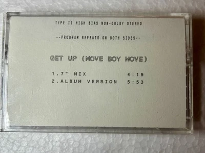 AB Logic Get Up (Move Boy Move) 1992 Promo Cassette Single Interscope Records - Image 1 of 4
