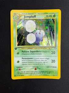 Pokemon Jumpluff 7/111 Neo Genesis Rara Holo Swirl Prima Edizione Wizards ITA - Imagen 1 de 10