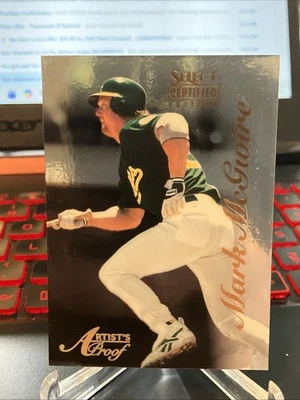 1996 Select Certified Edition - Mark McGwire #20 Artist Proof /500 athletics - Image 1 of 2