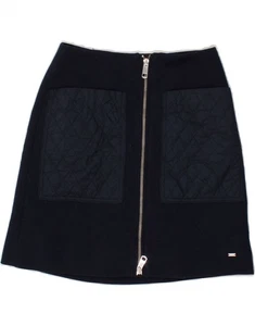 TOMMY HILFIGER Womens A-Line Skirt US 00 2XS W28 Navy Blue Polyester BI24 - Picture 1 of 3