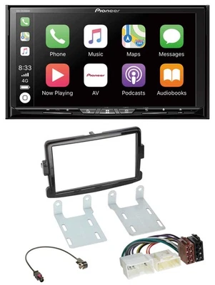 Pioneer 2DIN MP3 USB DAB DVD Bluetooth Autoradio für Dacia Sandero Renault Traff - Bild 1 von 4