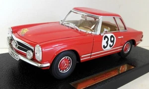 Anson 1/18 Scale Diecast 30401 - Mercedes Benz 230SL Spa #39 - Red - Picture 1 of 5