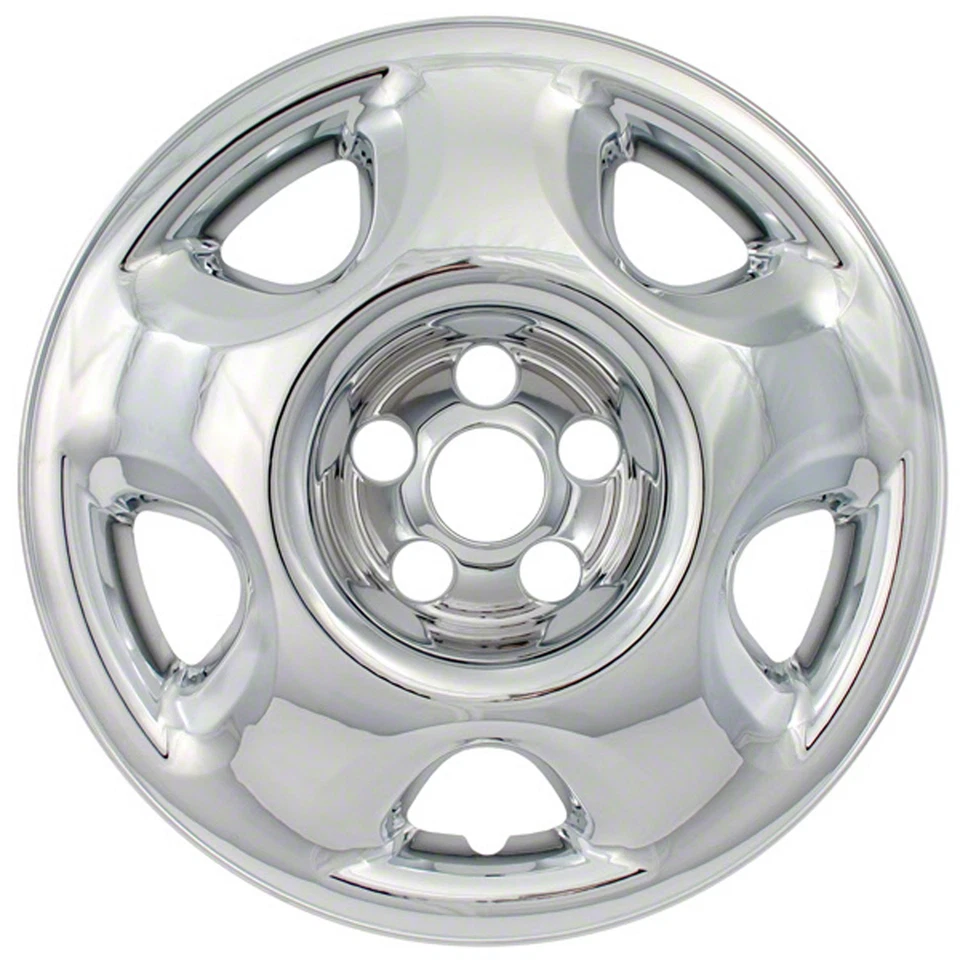 全新 4 件套 17 英寸镀铬车轮保护膜 适用于 2007 - 2011 年本田 CRV 17 英寸钢制车轮 — 第 1/1 张图片