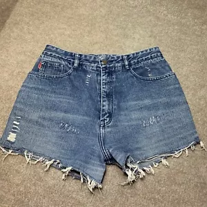 Gloria Vanderbilt GV Damen 12 Shorts Denim Cut Off High Rise Distressed - Bild 1 von 12