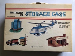 CONSTRUCTION SET STORAGE CASE — VINTAGE 70s Peerless Vidtronic Corp LEGO & MORE - Picture 1 of 23