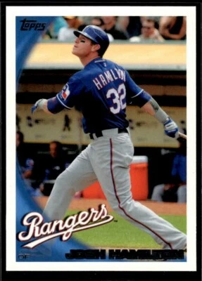 2010 Topps Josh Hamilton Texas Rangers #175 - Image 1 of 2